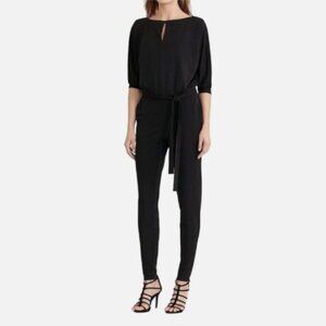 Lauren Ralph Lauren Black Label Jumpsuit Tie Belt Women's X-Small NWT